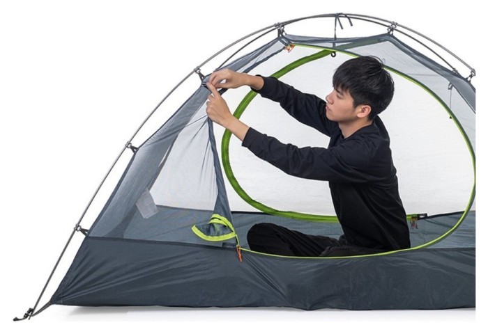 Намет двомісний ультралегкий Naturehike NH15Z006-P, темно-зелений