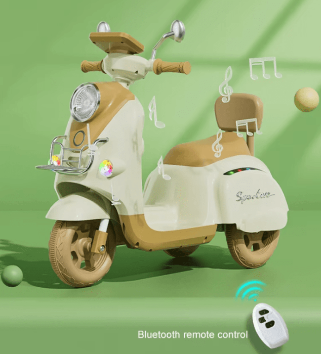 Дитячий Maraton Електроскутер із причепом 9688,, укр, укр