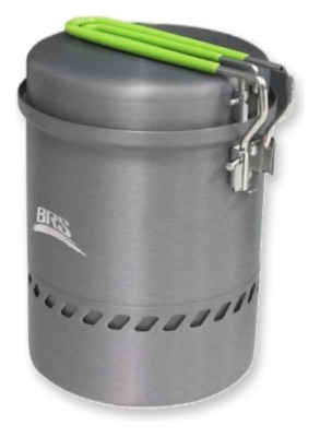 Набір туристичного посуду (каструля + сковорідка) BRS-TS19B, 1,7л, алюміній