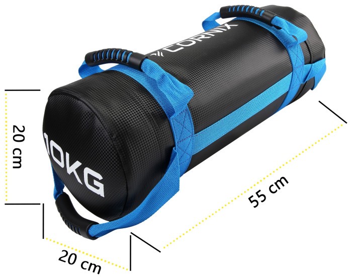 Мешок для кроссфита Cornix 10 кг тренировочный XR-0549 Black/Blue