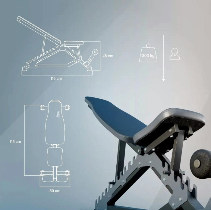 Лава для жиму RN Defender + Стійки для присідань DEF-1