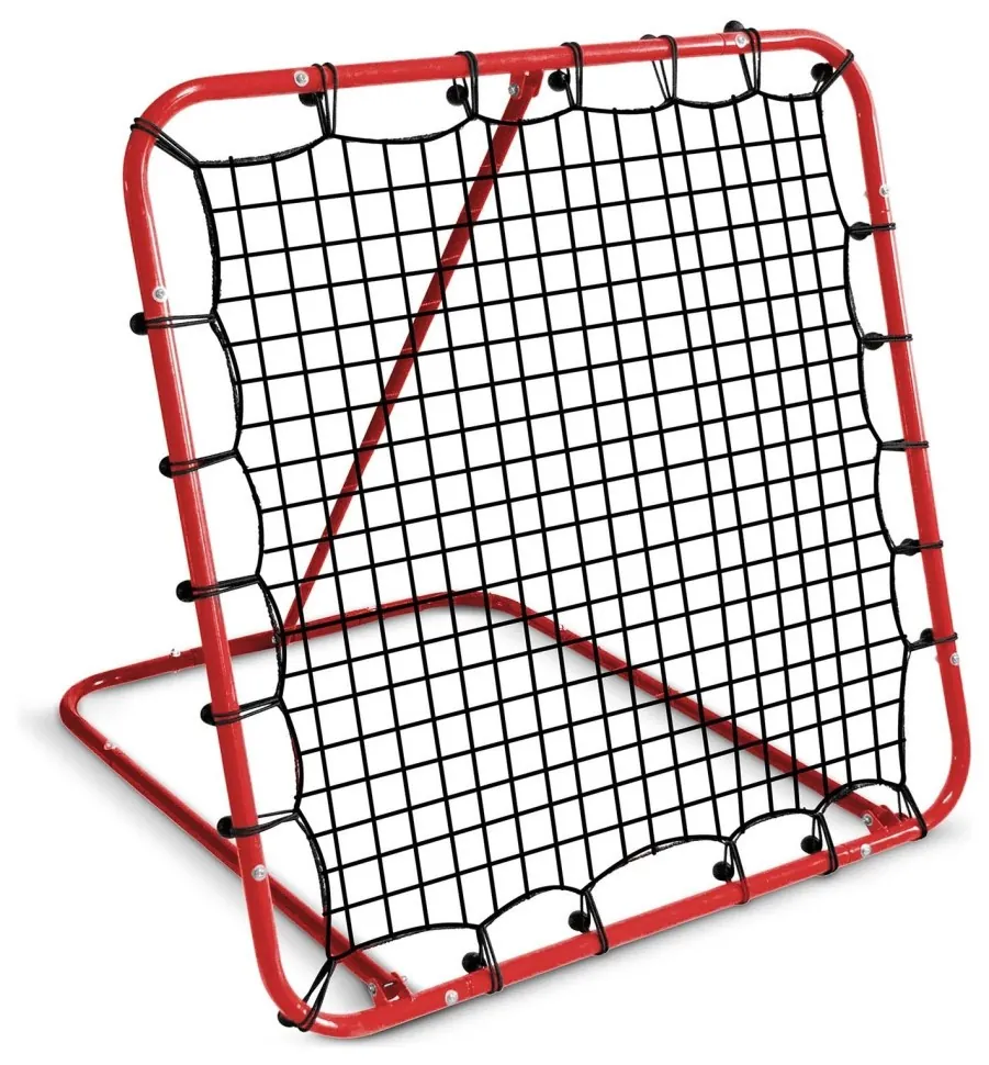 Сітка тренувальна для футболу Neo-Sport NS-491 Rebounder 120 x 120 х 107 см, червона (ISL_1491)