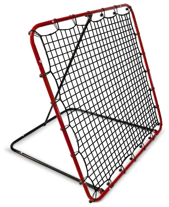 Сітка тренувальна для футболу Neo-Sport NS-491 Rebounder 120 x 120 х 107 см, червона