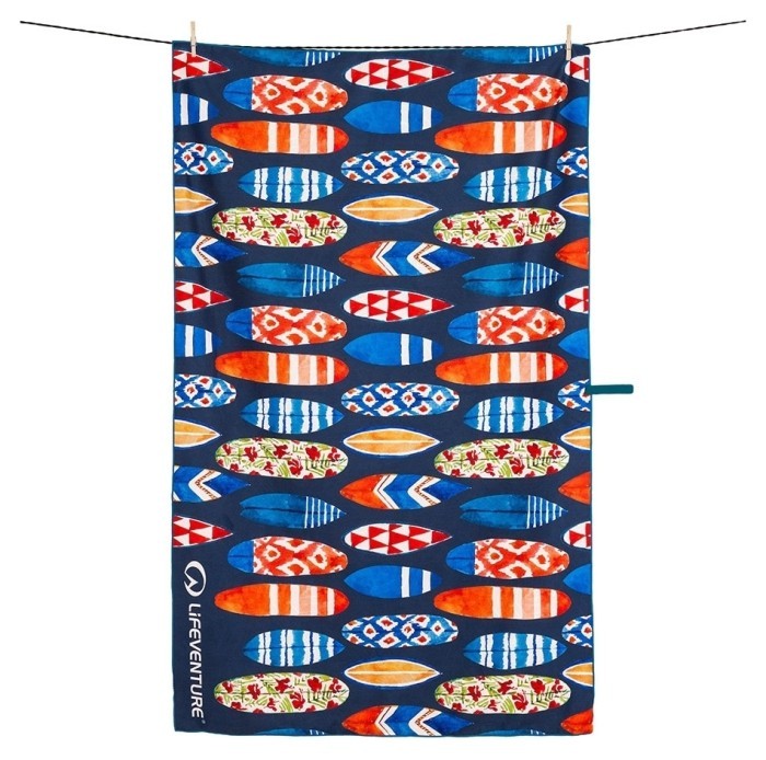 Рушник Lifeventure Soft Fibre Printed Surfboards Giant, укр, укр