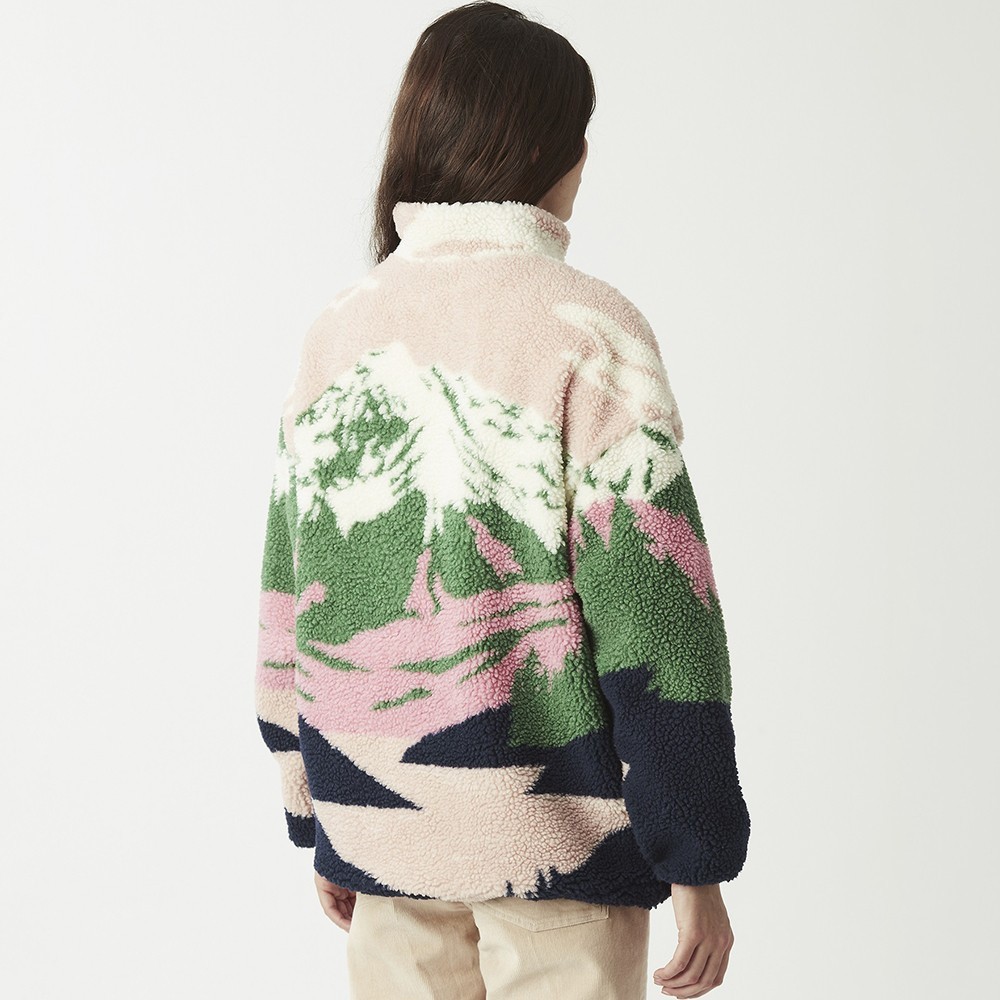 Picture Organic куртка флисовая Nyss Zip W cloudy landscape wmn M