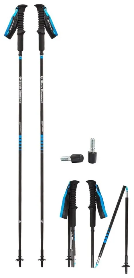 Трекінгові палки Black Diamond Distance Carbon Z, 100 см, Black (SHM_BD 112205-100)