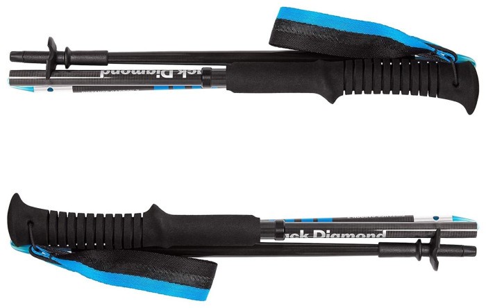 Треккинговые палки Black Diamond Distance Carbon Z, 100 см, Black