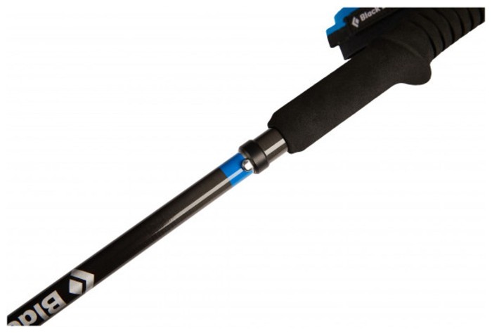 Треккинговые палки Black Diamond Distance Carbon Z, 100 см, Black