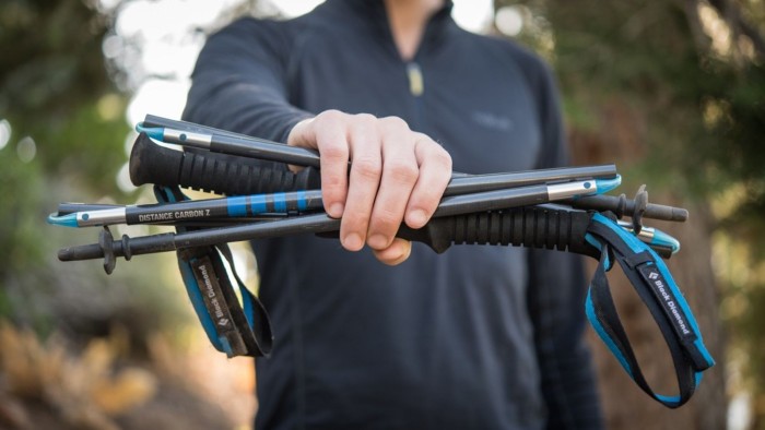 Треккинговые палки Black Diamond Distance Carbon Z, 100 см, Black