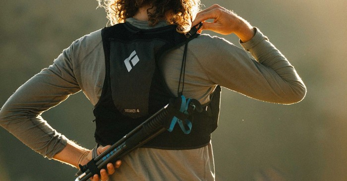 Треккинговые палки Black Diamond Distance Carbon Z, 100 см, Black
