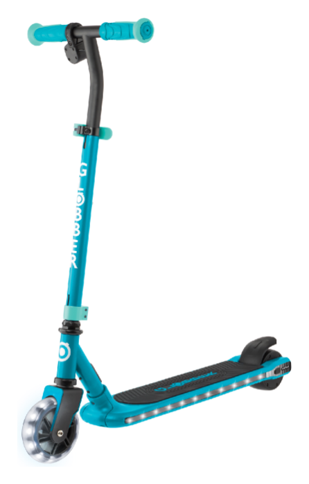 Електросамокат GLOBBER серії E-MOTION 6 зелений, з підсвіткою, 50кг, 6+, 2 колеса