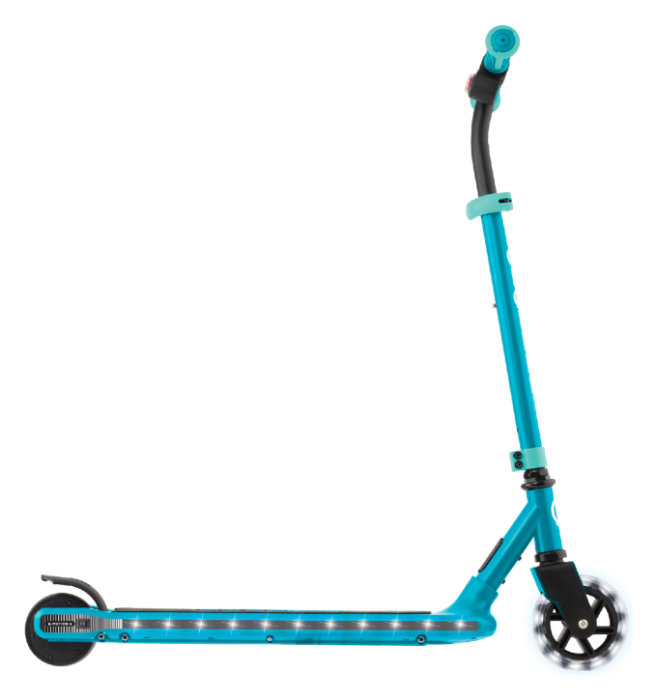 Електросамокат GLOBBER серії E-MOTION 6 зелений, з підсвіткою, 50кг, 6+, 2 колеса