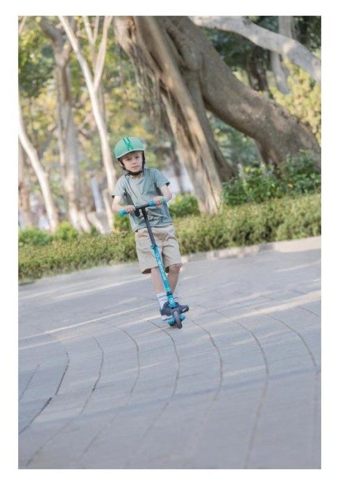 Електросамокат GLOBBER серії E-MOTION 6 зелений, з підсвіткою, 50кг, 6+, 2 колеса, укр, укр