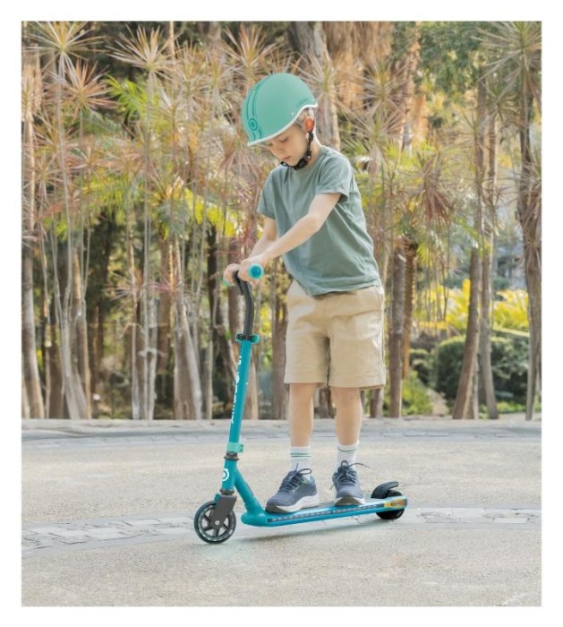 Електросамокат GLOBBER серії E-MOTION 6 зелений, з підсвіткою, 50кг, 6+, 2 колеса, укр, укр