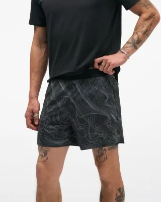 Шорти для бігу HOKA ( 1182012-BLCKW ) M Glide Short 5'' Brief CLF PRT