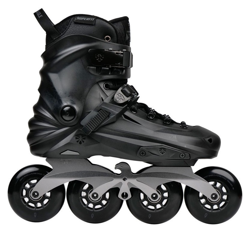 Фріскейтові роликові ковзани Flying Eagle X7D Reaver чорні, укр, укр