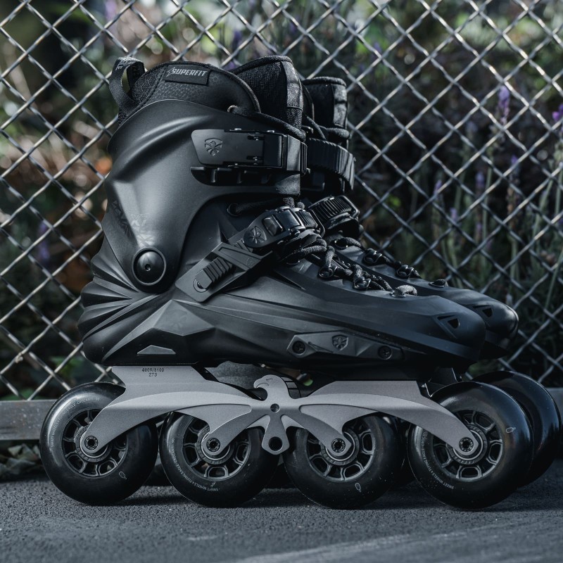 Фріскейтові роликові ковзани Flying Eagle X7D Reaver чорні, укр, укр