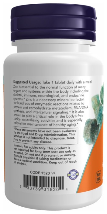 Zinc Gluconate 50 mg - 100 tabs