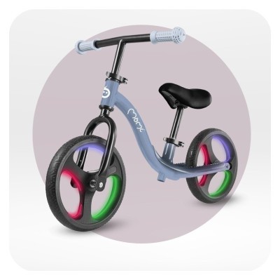 Біговел MoMi ISOKA LED Blue