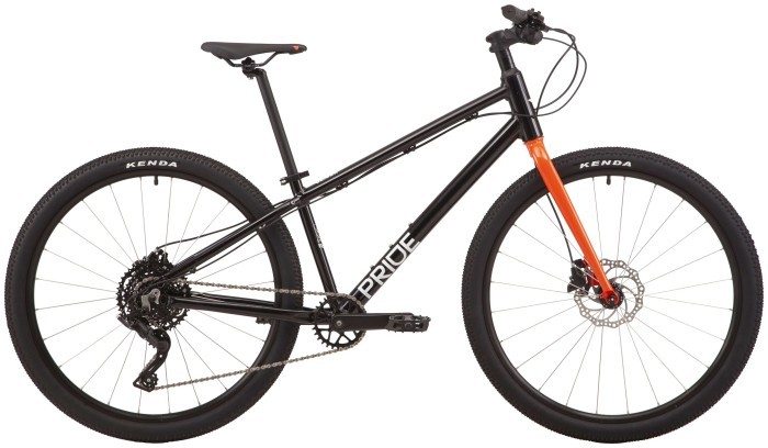 Велосипед 26" Pride GLIDER 6.2 restock 2025 чорний, укр, укр