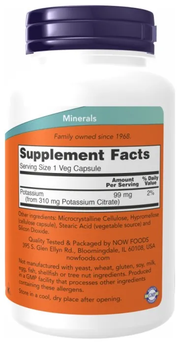 Potassium Citrate - 180 vcaps
