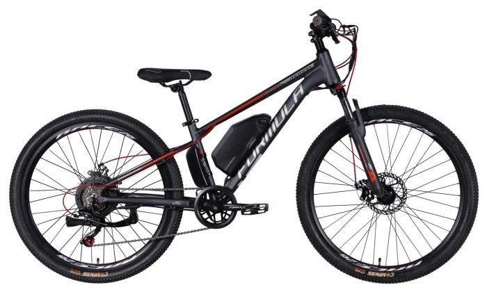 Велосипед з електроприводом 26" AL Formula eMOTION DD FR рама-13" 36B 10А*г 500Вт сіро-сріблястий (матовий) 2026, укр, укр