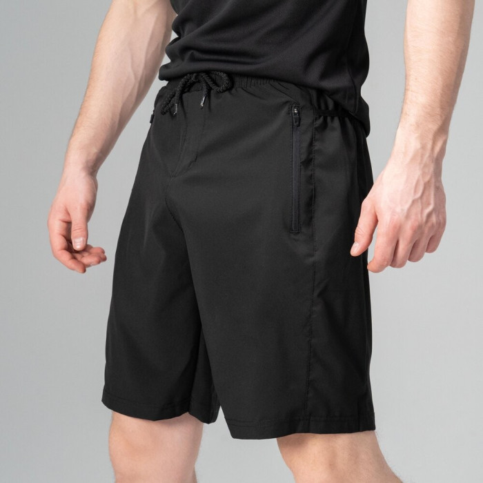 Летние мужские шорты Slavni черные, Повседневные шорты Slavni Breeze черные
