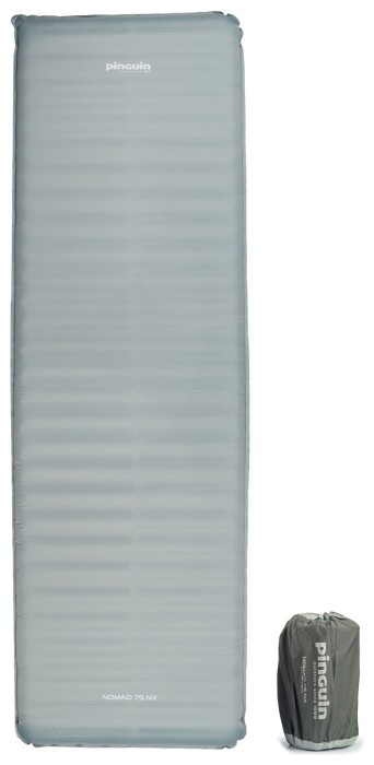 Самонадувающийся коврик Pinguin Nomad NX, 200x63x7.5см, Grey