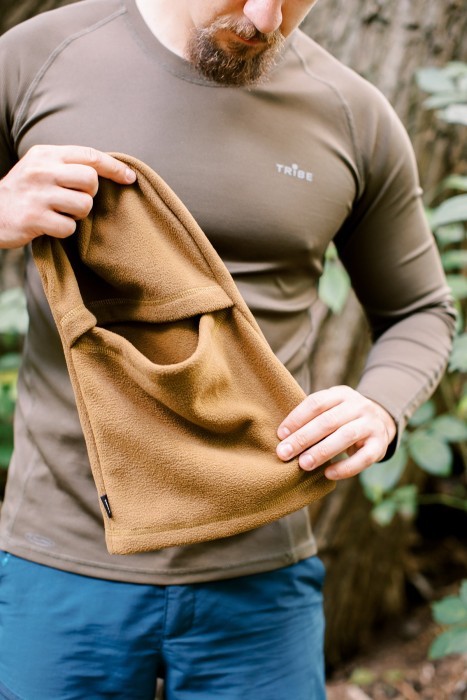 Балаклава флисовая Tribe Fleece Balaclava T-KF-0021 OS, olive