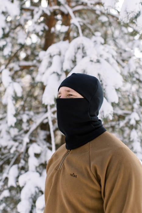 Балаклава флисовая Tribe Fleece Balaclava T-KF-0021 OS, olive