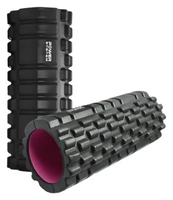 Масажні ролики Power System PS-4050 Fitness Foam Roller Black/Pink (33x15см.)