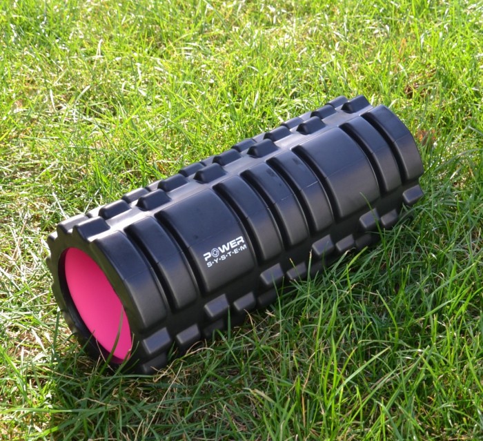 Масажні ролики Power System PS-4050 Fitness Foam Roller Black/Pink (33x15см.)
