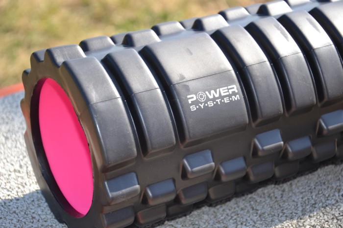 Масажні ролики Power System PS-4050 Fitness Foam Roller Black/Pink (33x15см.)