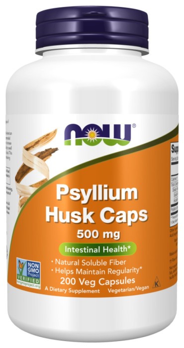 Psyllium Husk Caps 500 mg - 500 vcaps, укр, укр