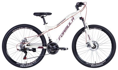 Велосипед 26&quot; Formula ALPINA 2024 (біло-бордовий)
