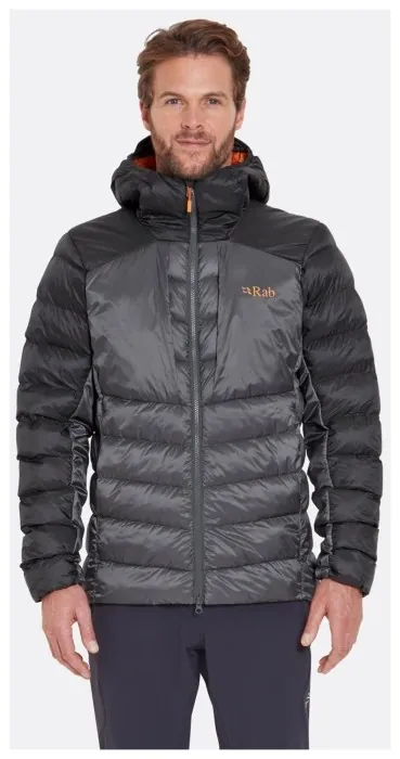 Зимова чоловіча куртка Rab Cirrus Ultra Hoody, Anthracite/Graphene