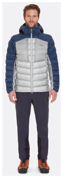 Зимова чоловіча куртка Rab Cirrus Ultra Hoody, Anthracite/Graphene