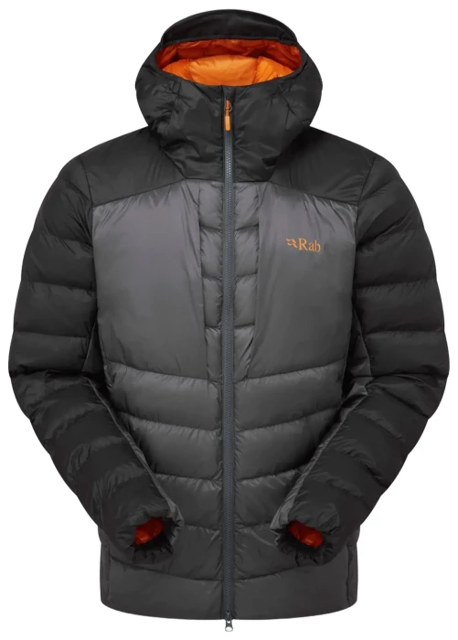 Зимова чоловіча куртка Rab Cirrus Ultra Hoody, Anthracite/Graphene