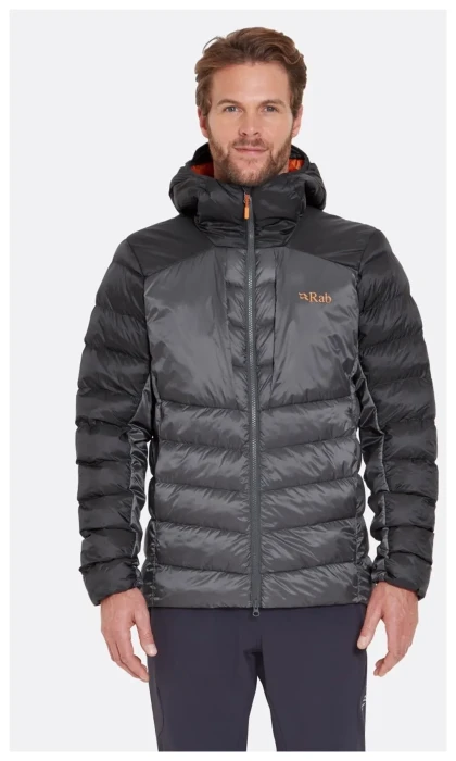 Зимова чоловіча куртка Rab Cirrus Ultra Hoody, Anthracite/Graphene