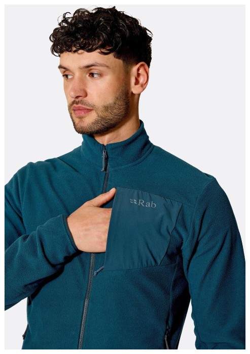 Кофта чоловіча Rab Tecton Jacket, Tempest Blue