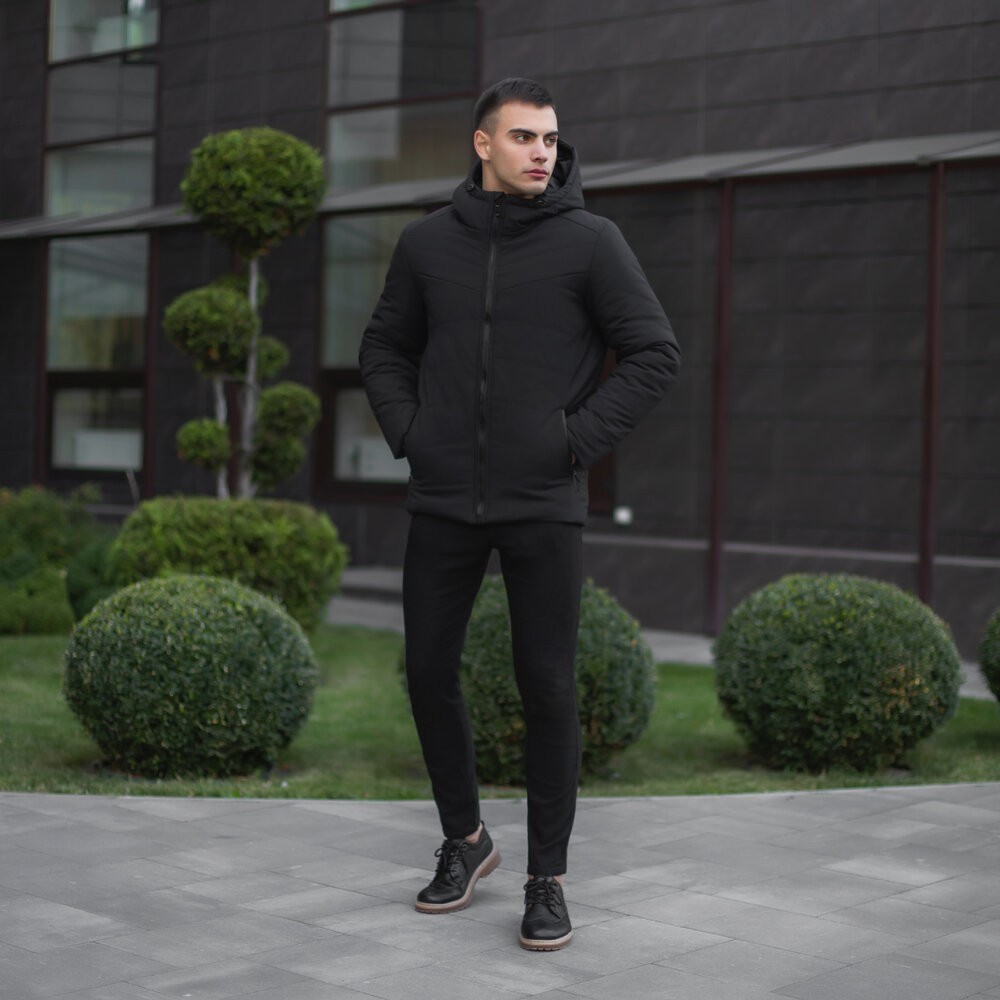 чоловіча зимова Куртка з капюшоном Pobedov Winter Jacket Dzen, укр, укр