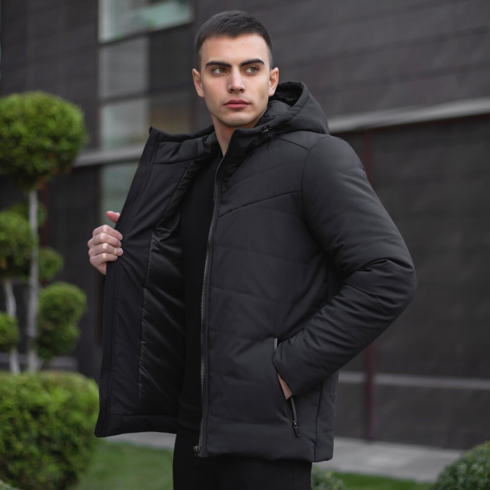 чоловіча зимова Куртка з капюшоном Pobedov Winter Jacket Dzen, укр, укр