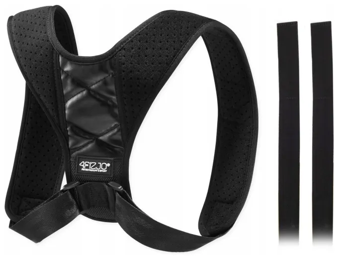 Коректор постави 4FIZJO для підтримки спини, універсальний Black (P-5907739318107)