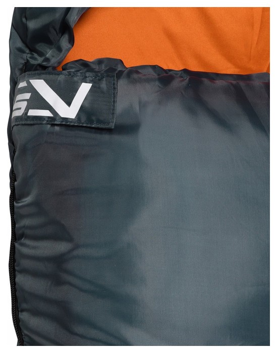 Спальний мішок (спальник) ковдра SportVida SV-CC0065 +2 ...+21°C R Navy Green/Orange