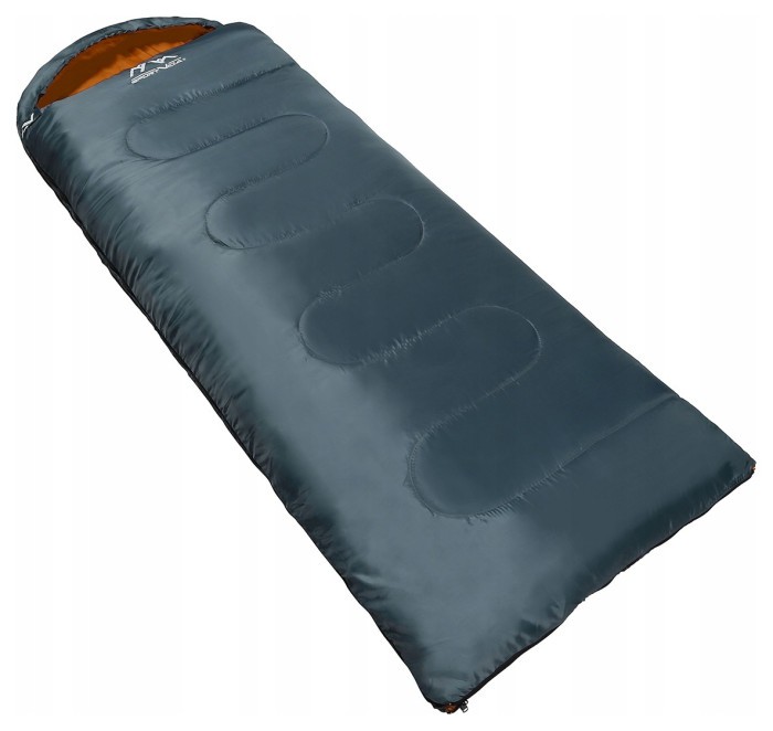Спальний мішок (спальник) ковдра SportVida SV-CC0065 +2 ...+21°C R Navy Green/Orange