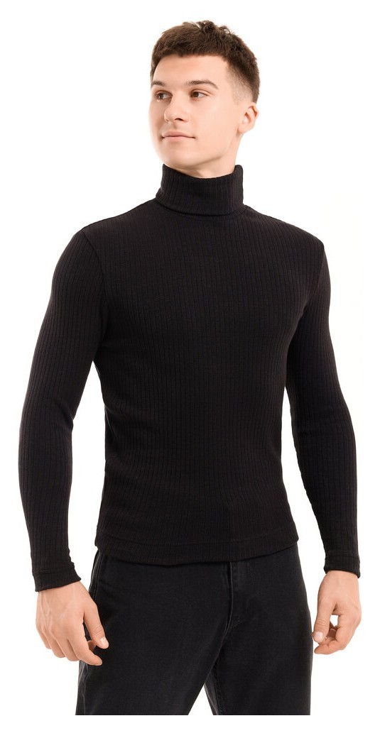 Мужской гольф Pobedov Prestige. Черный гольф для мужчин осенний весенний. Гольф ангора мужской