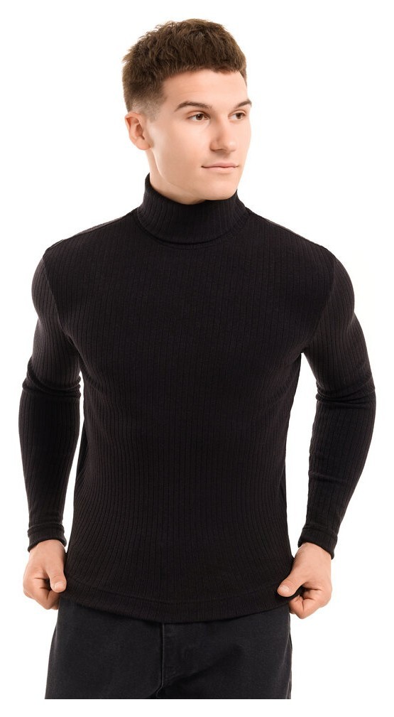 Мужской гольф Pobedov Prestige. Черный гольф для мужчин осенний весенний. Гольф ангора мужской