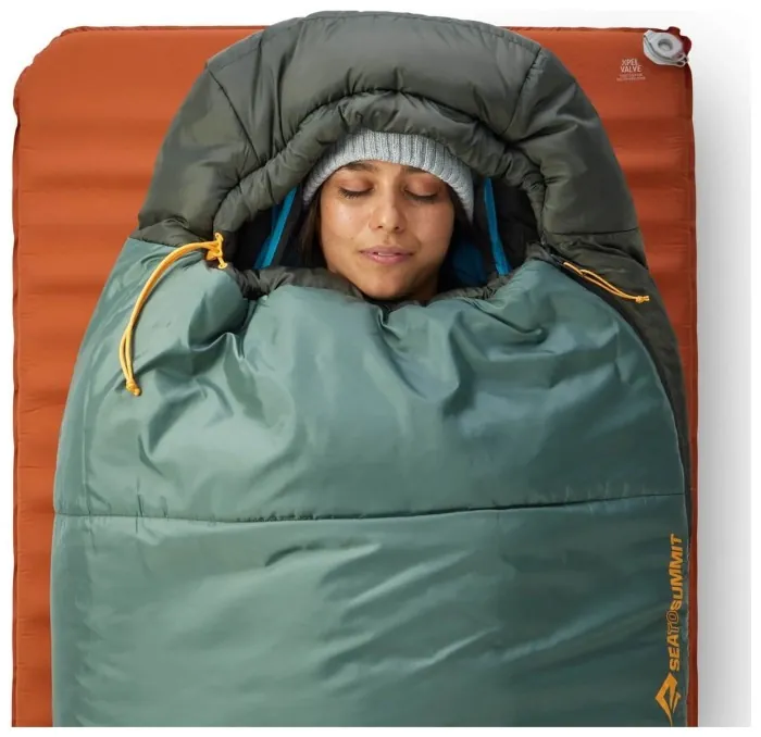 Спальний мішок Sea to Summit Boab -9/-30°C, 185см(Wide) - Left Zip, Laurel Wreath Green