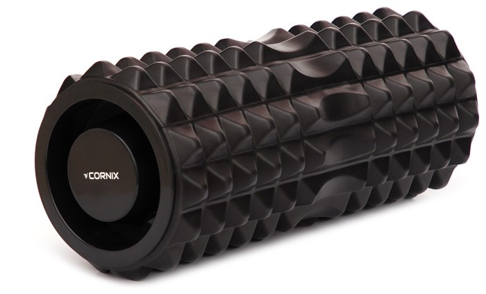 Масажний ролик Cornix EVA 33 x 12.5 см (валик, роллер) XR-0341 Black