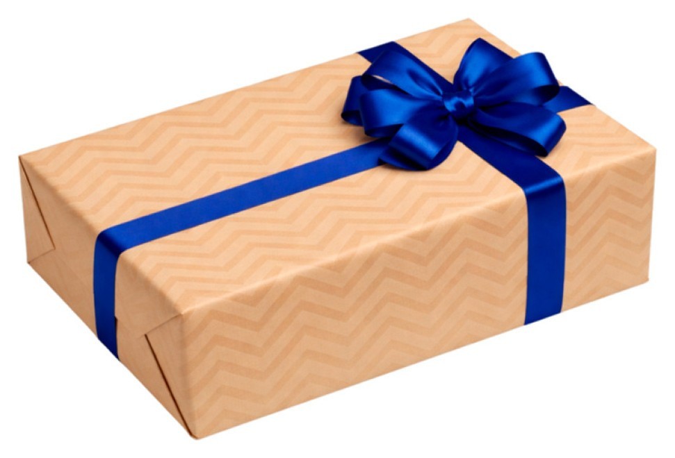 Подарункове пакування (Блакитне), укр, укр